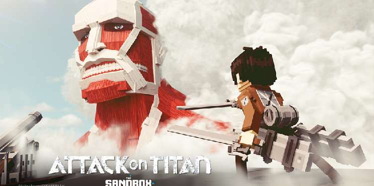 Запуск игры «Attack on Titan: Invasion» в виртуальном мире «The Sandbox»