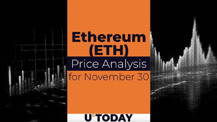 Прогноз ціни Ethereum: коливання в межах $3,500-$3,800 до 30 листопада