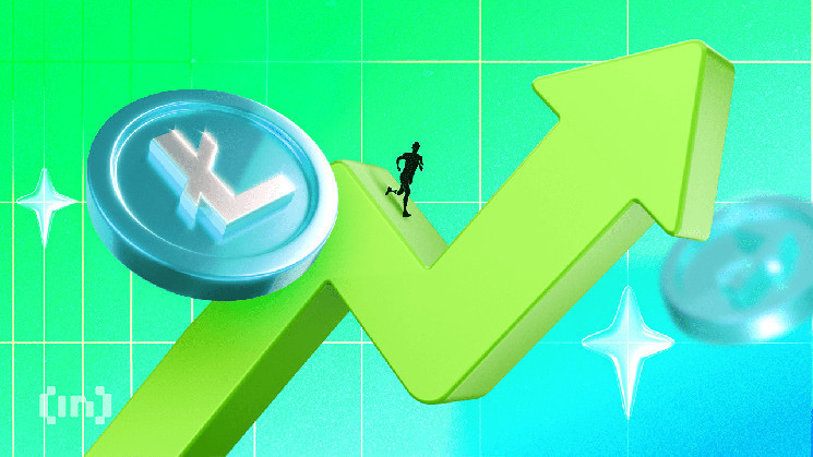 Litecoin на пике: рост на 15% и фиксация прибыли долгосрочными держателями