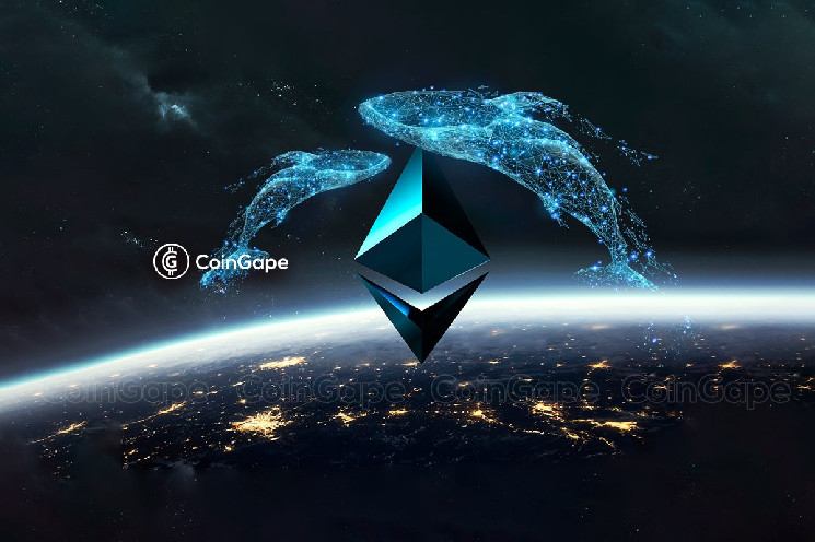 Рух эфира на Coinbase: владелец перевел 15 000 ETH, вызвав снижение цены.