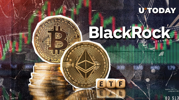 Приток в ETF Bitcoin и Ethereum от BlackRock составил $860 миллионов за сутки