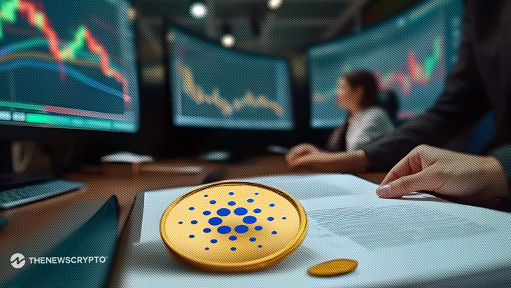 Cardano (ADA) очолив крипто-ринок, зростаючи на 8.52% до $1.03 на фоні відновлення, проте спостерігається зниження обсягу торгів.