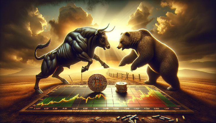 Цена биткоина падает: смогут ли быки удержать ключевую поддержку?