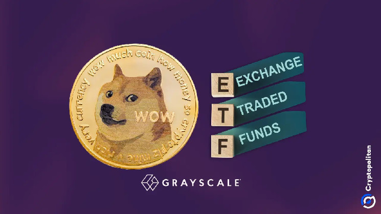 Grayscale подает заявку на превращение Dogecoin Trust в ETF сразу после запуска