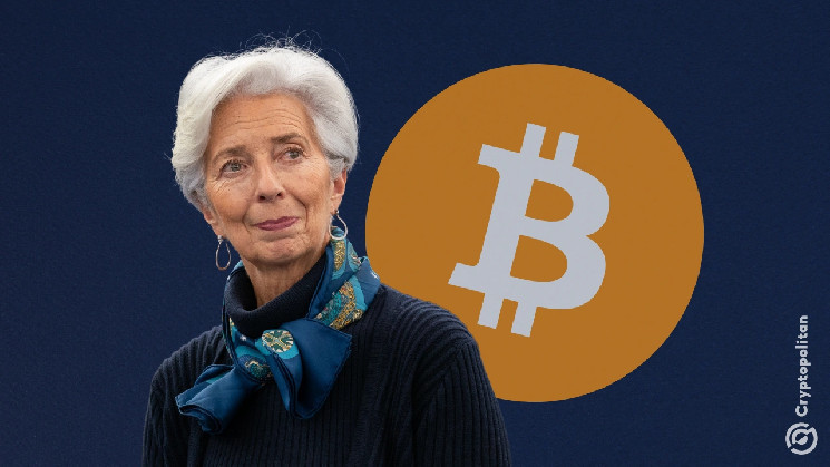 Президент ЕЦБ Кристин Лагард отвергла Биткойн для резервов ЕС, акцентируя внимание на DLT и обсуждая будущее XRP как альтернативы.