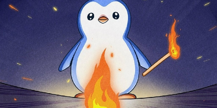 Цена PENGU падает после сжигания более 150 миллионов долларов в токенах Solana от Pudgy Penguins