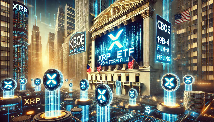 Гонка за одобрением ETF на XRP: Cboe подает заявки в SEC для повышения оптимизма инвесторов