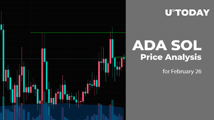 Прогноз ціни ADA та SOL на 26 лютого