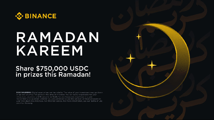 Рамаданский календарь Binance 2025: $750K в наградах и дух щедрости