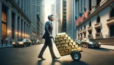 Bitcoin ETFs превысили 50% от AUM золота, цена биткоина $63,000