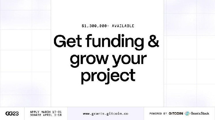 Gitcoin запускает гранты GG23 на 1,35 миллиона долларов для поддержки проектов Web3 и строителей с открытым исходным кодом через новый подход к финансированию.