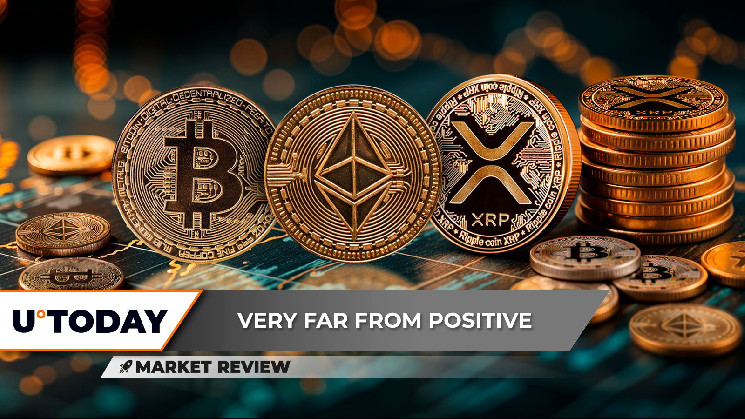 Біткоїн зростає, XRP відновлюється, а Ethereum бореться з $2,000: аналіз ринку криптовалют.