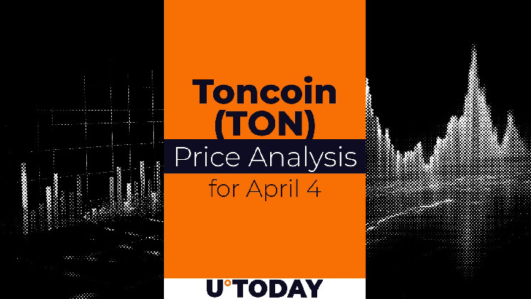 Прогноз цены Toncoin (TON) на 4 апреля: возможность пробоя и отскок к $3.60-$3.70