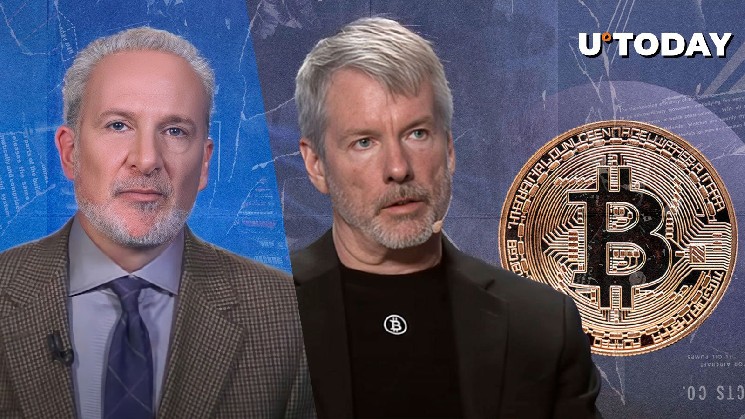 Шифф саркастично відповів Сейлору про цінність біткоїна під час ринкового обвалу