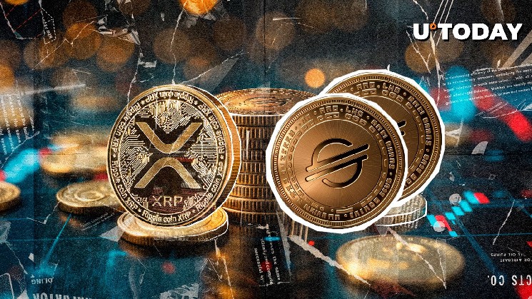 Stellar опережает XRP: XLM растет, пока XRP падает