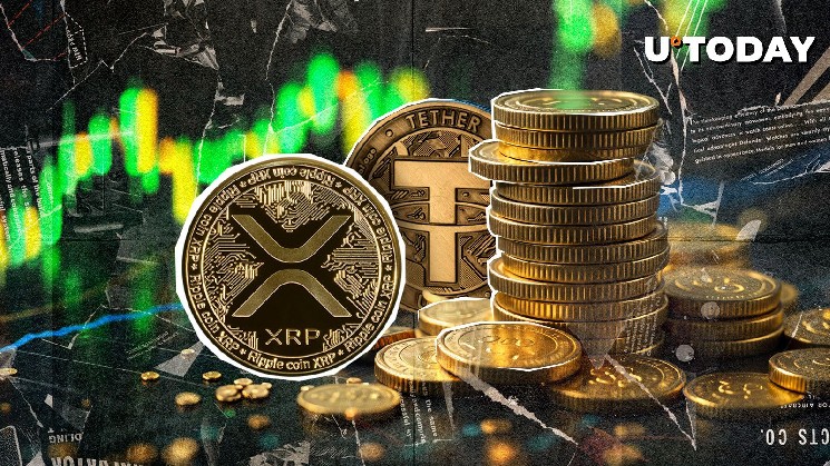 XRP близок к обгонству Tether: рыночная капитализация на уровне $134 миллиардов