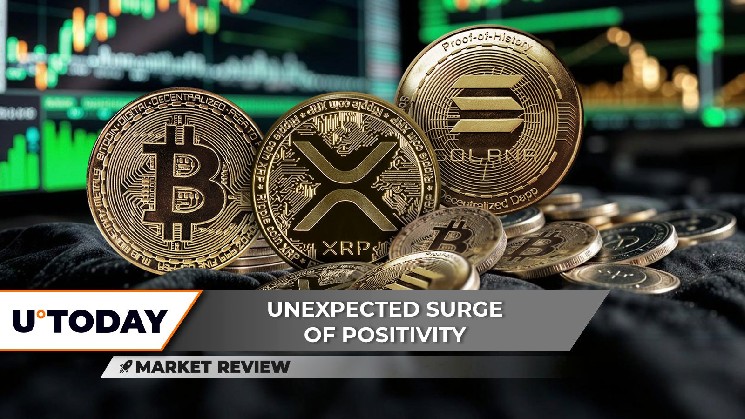 Золотой крест Биткойна, волатильность XRP и возможный разворот Соланы: что нас ждет на крипторынке?