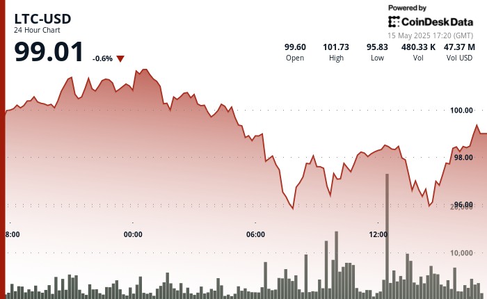 Надежды на Litecoin ETF растут на фоне волатильности и поддержки на уровне $95.