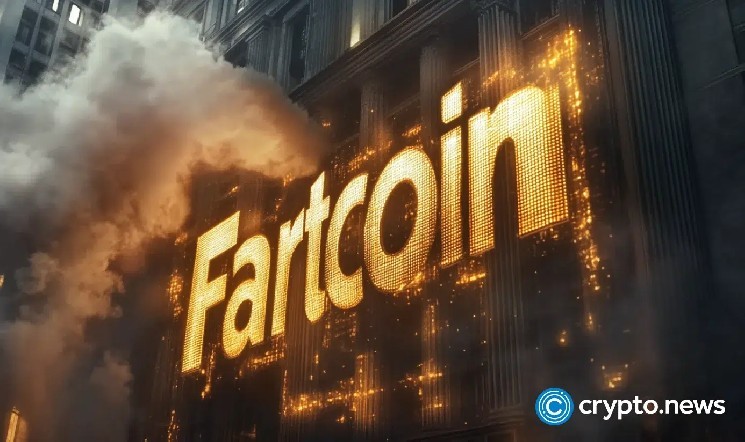 Погіршення ситуації з Fartcoin: інвестори виводять кошти, ціна падає, а на біржах зростає кількість токенів.