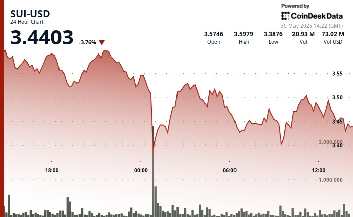 Криптовалютный рынок: падение SUI и восстановление после хакерской атаки
