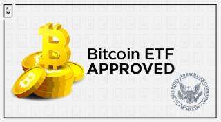 Падение стоимости Coinbase и Robinhood после утверждения биткоин-ETF.