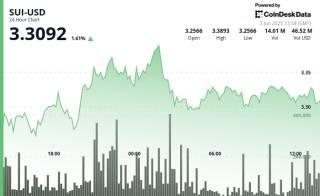SUI злетів на 5% перед втратою прибутків на фоні ринкової волатильності