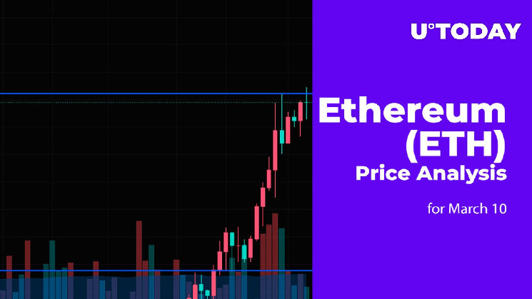 Прогноз ціни Ethereum (ETH) на 10 березня: знову спроба пройти позначку $4,000
