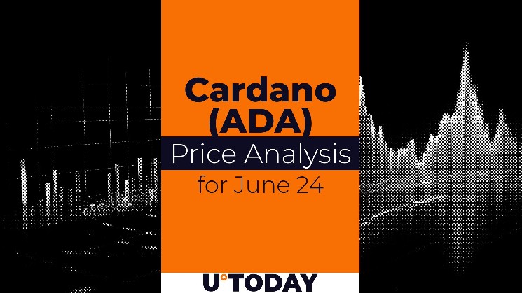 Прогноз цены Cardano (ADA) на 24 июня: рост на 7% и возможный тест уровня $0.60