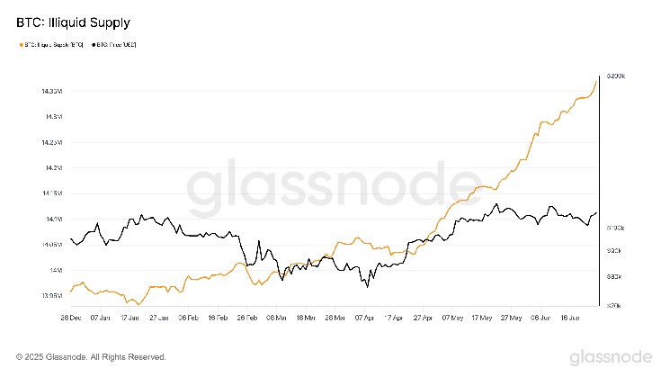 Неопределенная масса биткойнов: более 14 миллионов BTC хранится на долгосрочные инвестиции