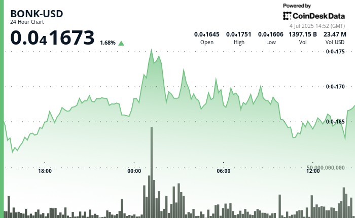 BONK: Потенційний прорив у світі криптовалют завдяки активності трейдерів та спекуляціям про ETF