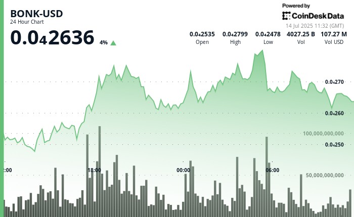 Курс BONK зріс на 12% після новин від Grayscale: інтерес інституцій зростає
