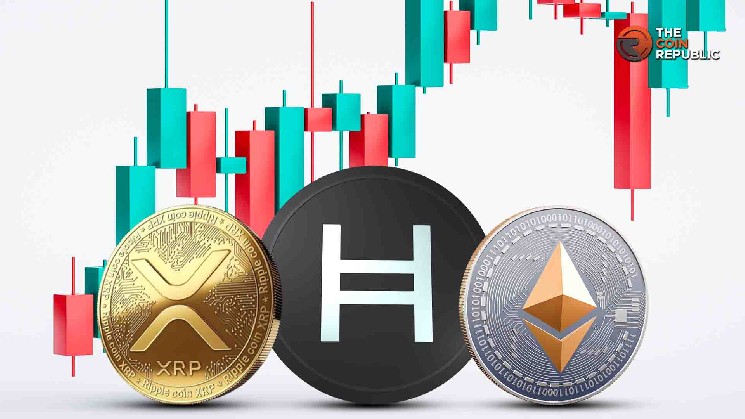 Топ-3 альткоїни, які можуть зрости до кінця 2025 року: Ethereum, XRP та HBAR