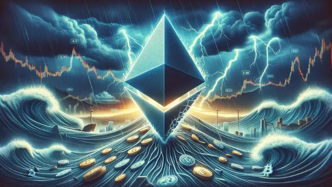 Цена Ethereum корректируется: поддержка на $3,520 и сопротивление на $3,670