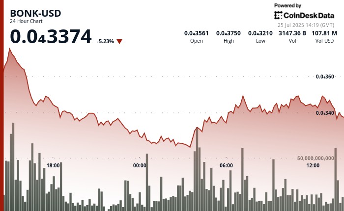 Волатильність BONK: коливання ціни на 15% та реакція ринку на спалення токенів