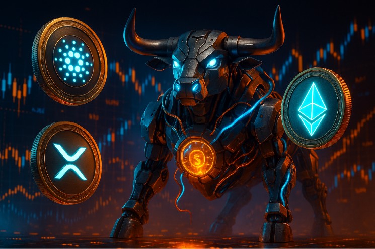 XRP, ADA та ETH: фінальна стадія зростання перед биком 2025 року. MAGACOIN FINANCE - нова можливість для інвесторів.