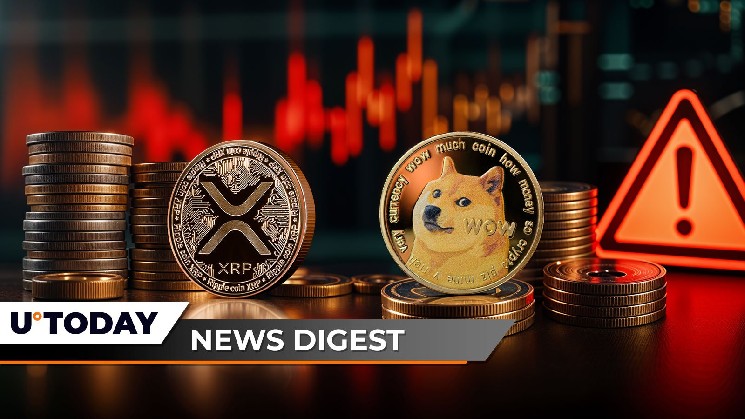 Импульс ликвидаций на крипто-рынке: XRP в центре внимания, убытки $400 миллионов и покупка Dogecoin на $480 миллионов