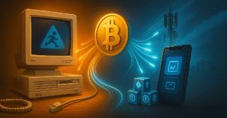 Кінець епохи модемного Інтернету AOL: Bitcoin залишається незмінним активом в умовах змінних технологій доступу.