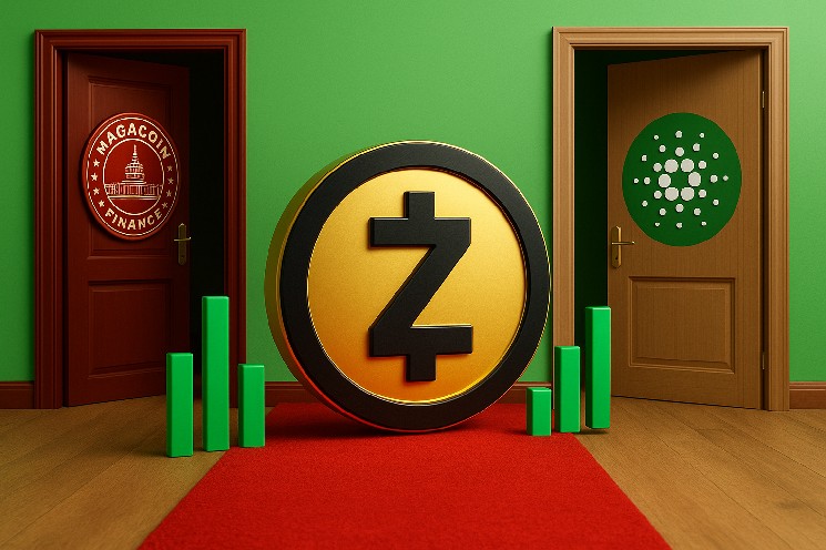 Zcash зростає, MAGACOIN FINANCE в центрі уваги, Cardano готується до пробою $1