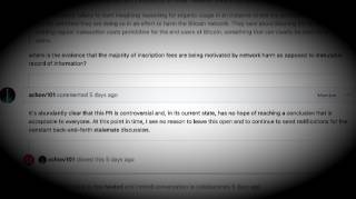 Обмеження NFT на Bitcoin - журналіст розповідає історію пропозиції розробника Bitcoin щодо зміни програмного забезпечення.