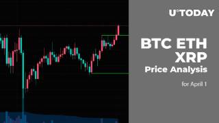 Прогноз ціни на BTC, ETH та XRP на 1 квітня