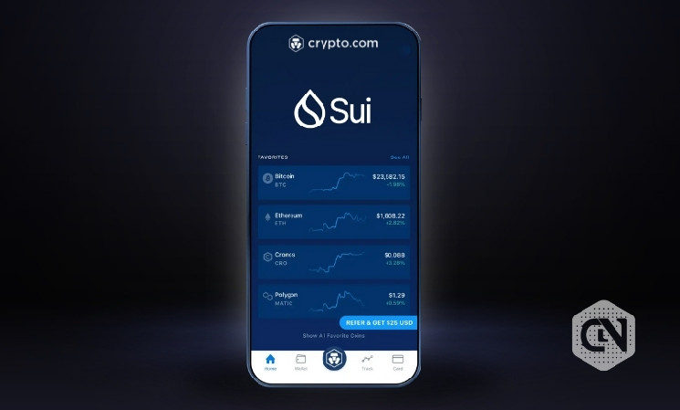 SUI: ончейн стейкинг на Crypto.com.