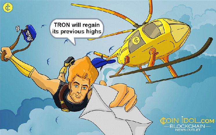 TRON відновлює взлітний тренд, зіштовхується з барєром на рівні $0.12