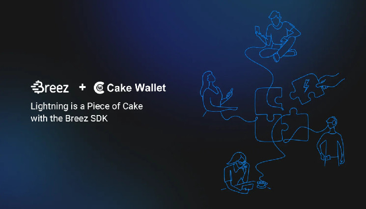 Breez интегрирует Сеть Молний в Cake Wallet для более быстрых транзакций Биткойна