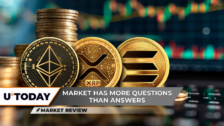 XRP: Обурення при вхідному $0.5, Solana втрата стійкості, Ethereum нервова позиція.