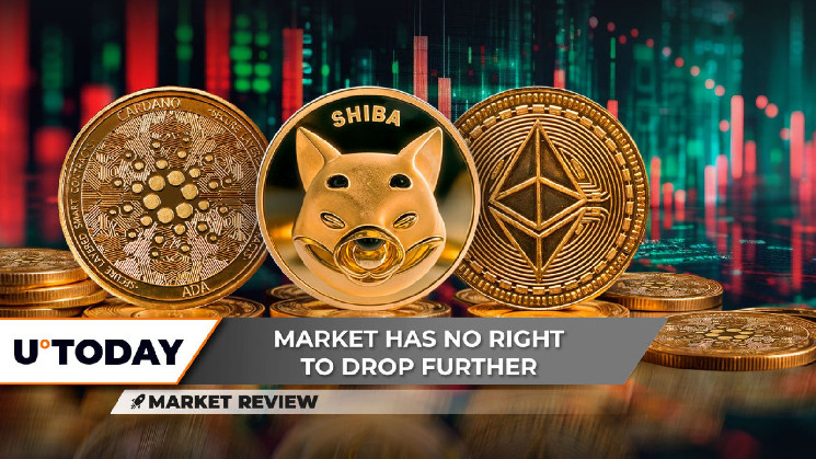 1) Кардано (ADA) - найнижчий рівень з 2024 року
2) Шиба Іну (SHIB) - критичний рівень реверсу
3) Ефір (ETH) - жахливий реверс $3,600