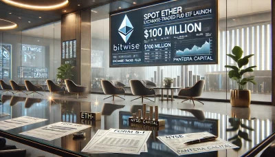 Зайава Bitwise Asset Management про запуск Ether ETF під заяву на $100 млн.