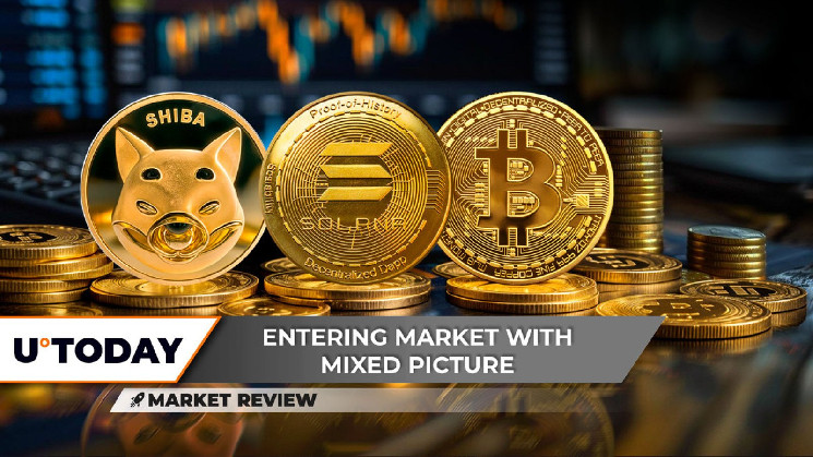 Недосягнення $0.000017 для SHIB, SOL рухається вгору, секретний патерн BTC