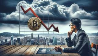 Цена Биткоина падает: сжатие выше уровня $65,500