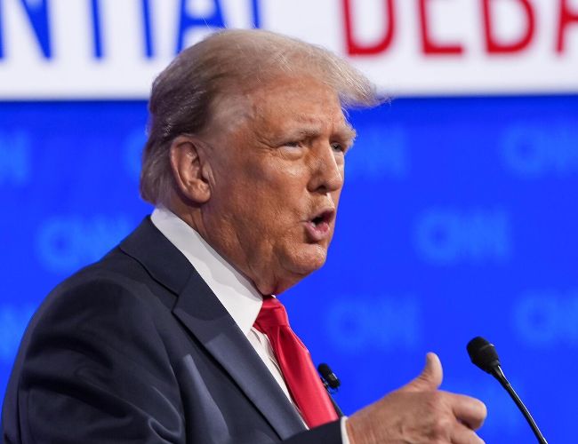 Цена биткоина снизилась после выступления Трампа