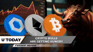 Цена ChainLink (LINK) взлетела на 16% за два дня, Ethereum (ETH) стоит на месте. Bitcoin (BTC) может пробиться через 50 EMA.